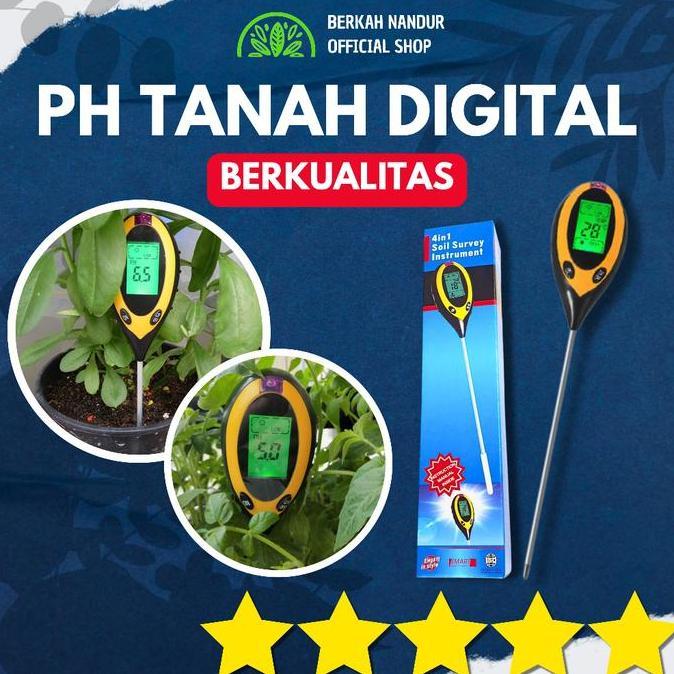 Super Hot, Ph Tanah Digital 4 In 1 Alat Ukur Ph Tanah Digital Alat Ukur Kelembaban Tanah Otomatis So