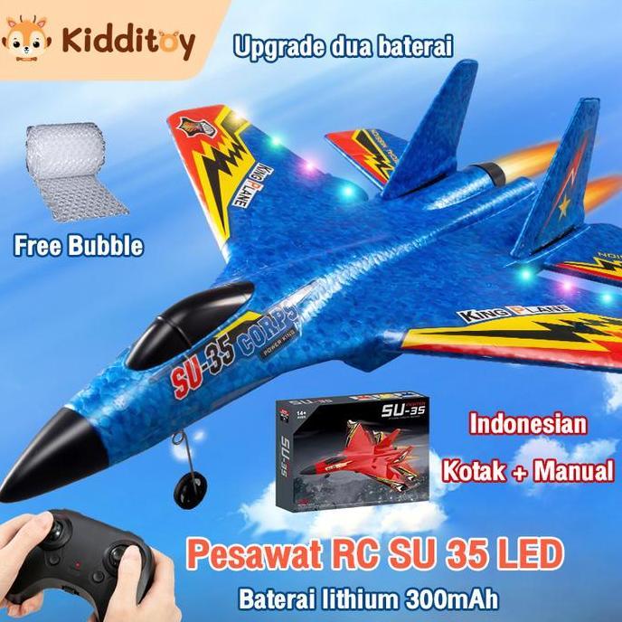 Berkualitas Mainan Pesawat Remote Control Rc Pesawat Terbang LED Glider Airplane