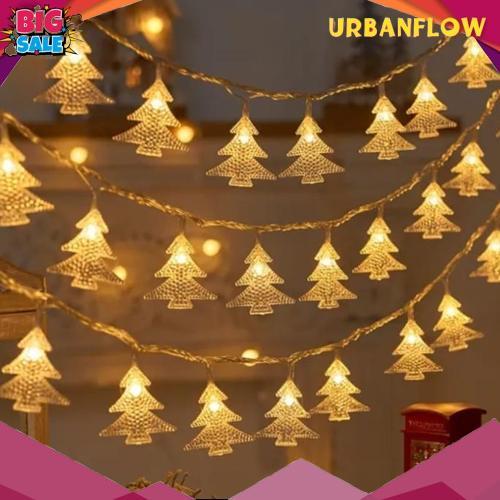 6782 Lampu Tumblr LED Snowflake Battery / Lampu LED  pohon natal 3 Meter Sale