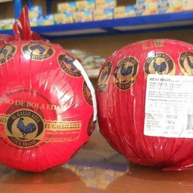 Keju Edam Ayam emas / Bola Ayam Emas 1.6kg utuh Import Holland
