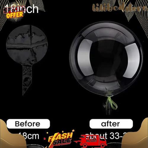 ( PACK ISI 50 ) balon bobo pvc 18 inch / balon transparan / balon bening  Flash sale