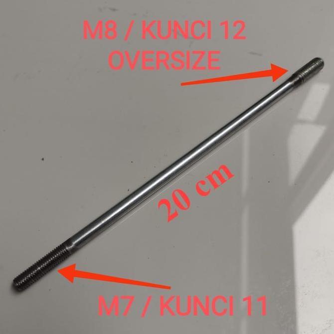 Baut Ancer Tanem Tanam Block Blok Tusuk Sate Bolt Stud Head Blok Seher  Beat Vario 110 Karbu Led Spa