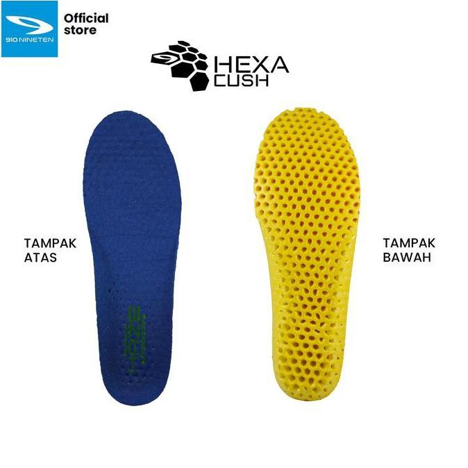 Sepatu Running Ori 910 - Haze Vision Abu Muda/Biru/Kuning