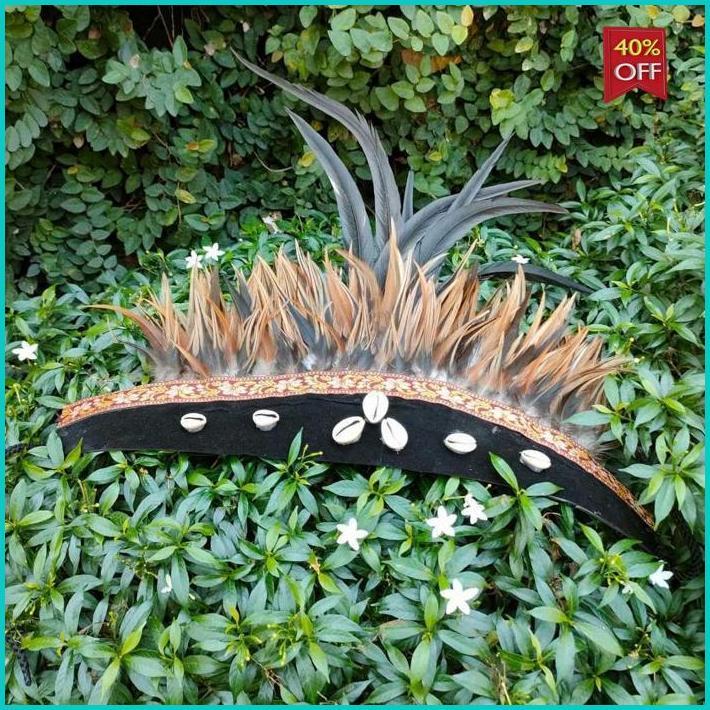 Hiasan Kepala Topi Adat Papua Kerang Rekomendasi