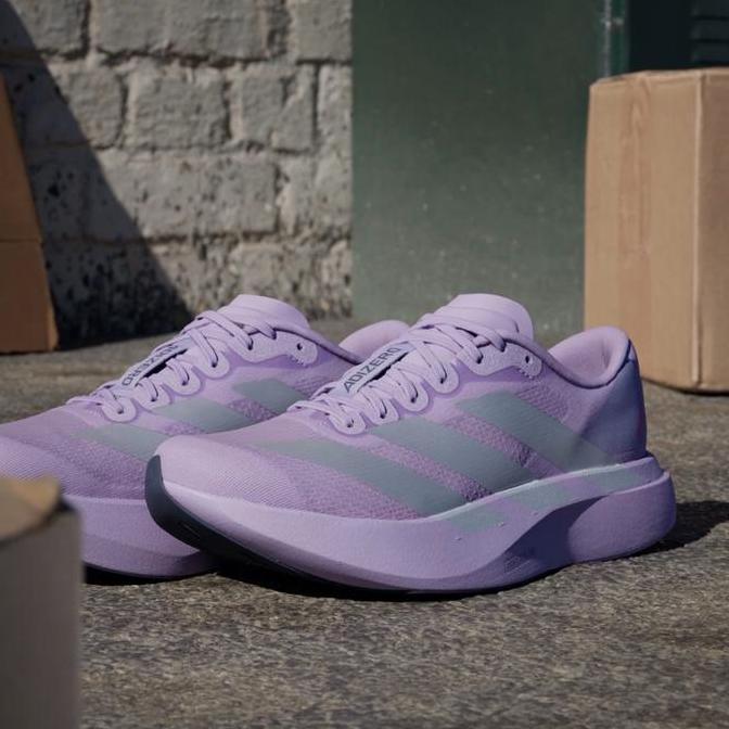 Sepatu Lari Wanita Adidas Wmns Adizero Evo Sl Powder Plum Original Js4447