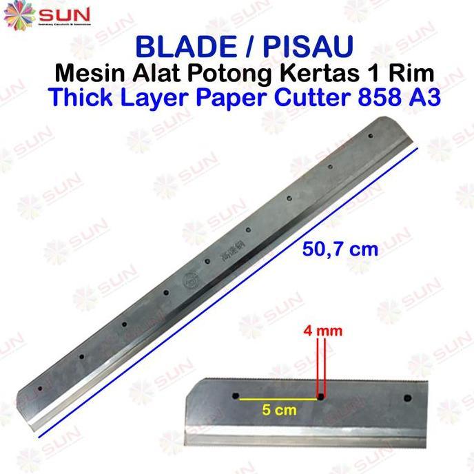 BLADE PISAU Thick Layer Paper Cutter Pemotong Kertas 1rim 858 / 868