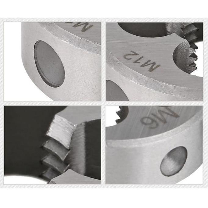 Snei M8 X 1.25 Round Die Snay Drat Ulir Baut M8X1.25 Senai Sney Dies