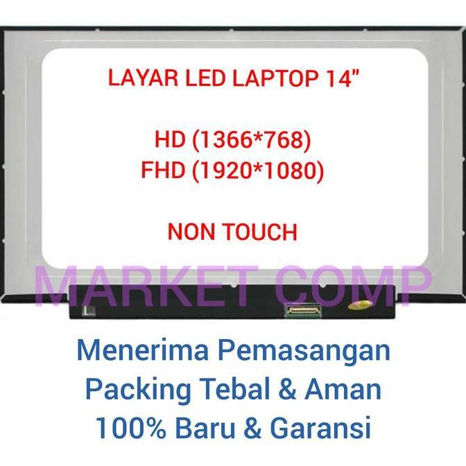 LAYAR LED LCD LAPTOP HP PAVILION HP 14 DV  14DV 14-DV 14-DV0000 14-DV1000 14-DV2000 14-DV0xxx 14-DV1