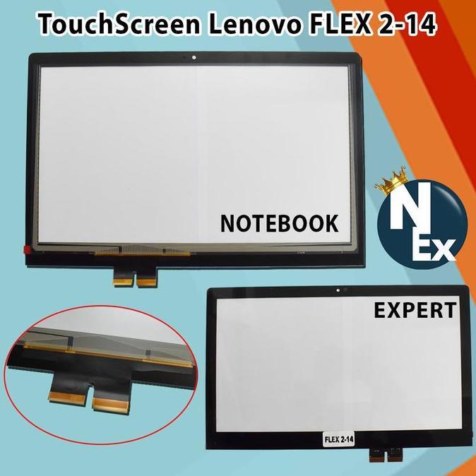 Lenovo Laptop Touchscreen Flex 2 14 digitizer touch panel glass -Black