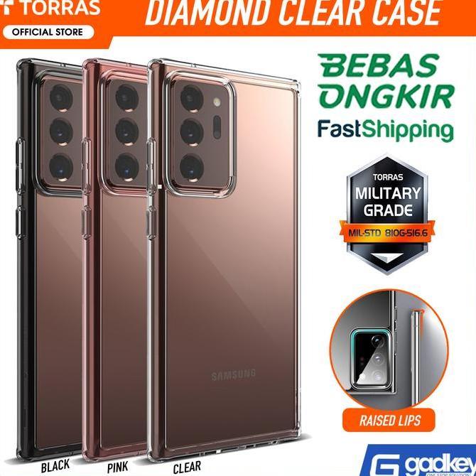 Case Samsung Galaxy Note 20 Ultra /Note 20 Torras Diamond Clear Casing