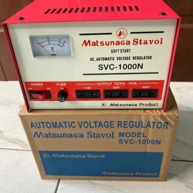 Stabilizer Matsunaga 1000watt -Stavol SVC 1000N Matsunaga