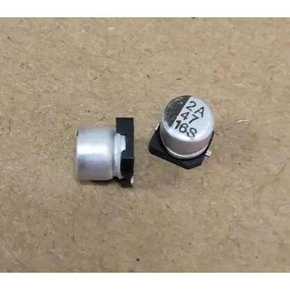 100PCS Smd Electrolytic Capacitor 4V 6.3V 10V 16V 25V 35V 50V 100V 1UF 2.2UF 4.7UF 10UF 22UF 47UF 10