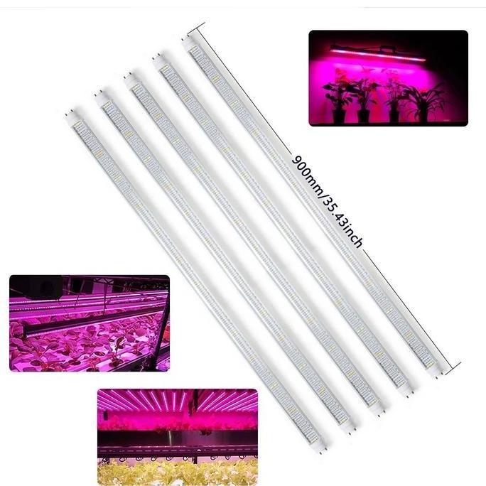 ZW0184 5Pcs/Set Lampu Tanaman Hidroponik 45W 90cm Grow Light T8 LED