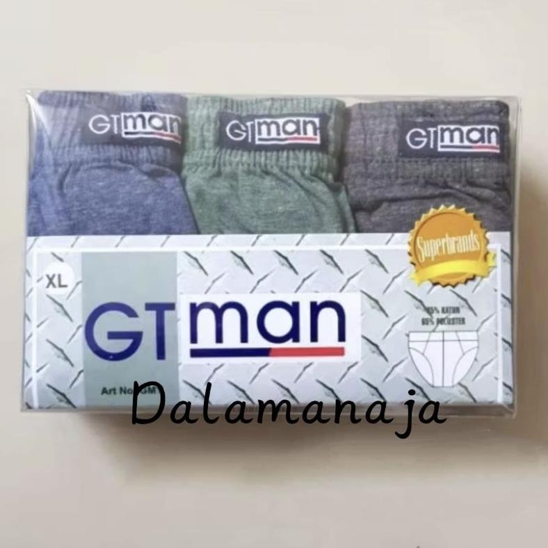 Gtman Celana Dalam Pria MURAH Gtman - GMY - isi 3pcs Original