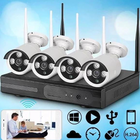 BEBAS ONGKIR - PAKET CCTV / IP KAMERA / KAMERA WIRELESS OUTDOOR TERMURAH