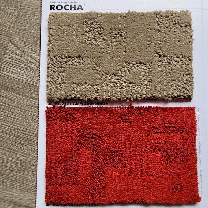 HARGA DISC - karpet Rocha meteran murah