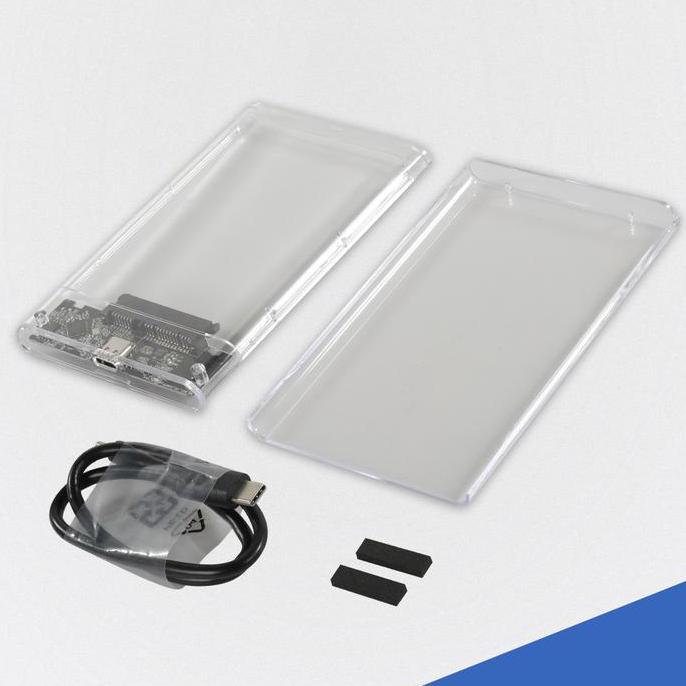 Nursellerjagat Casing External Hdd 2.5 In Hardisk Case Usb Type C To Usb Type C 3.1