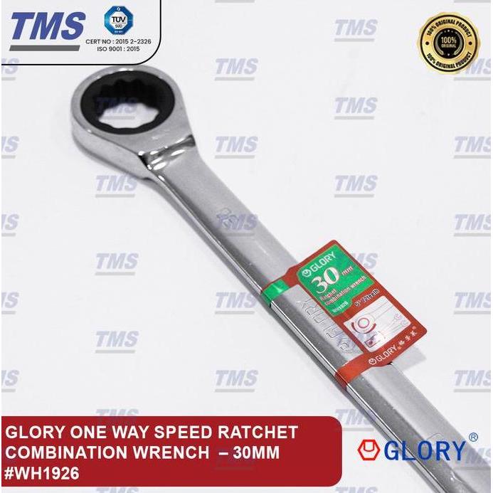 LOWARY Glory One Way Speed Ratchet Combination Wrench 30MM #WH1926 - Original