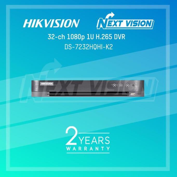 TERMURAH - DS-7232HQHI-K2 - HIKVISION DVR 32 CH