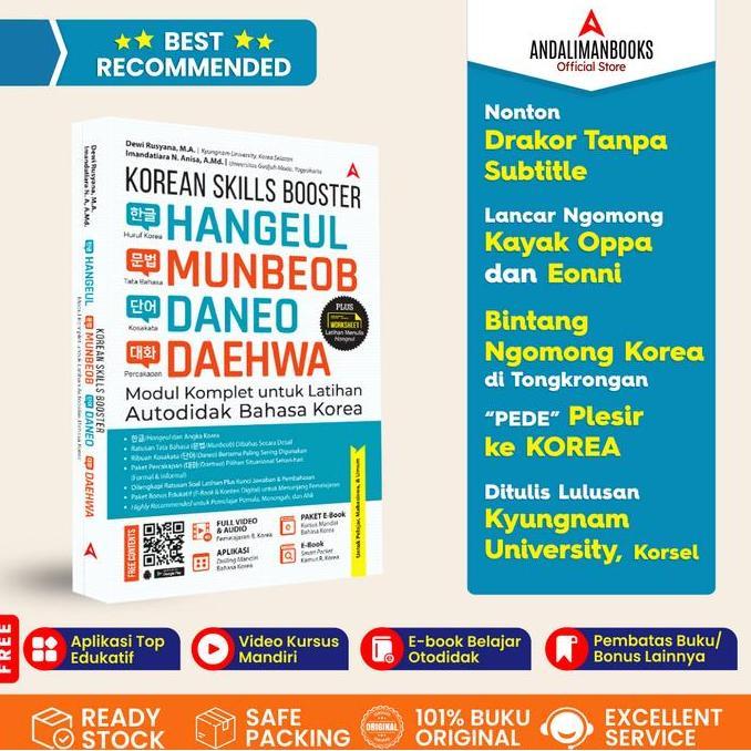 Buku belajar bahasa Korea - Korean Skills Booster