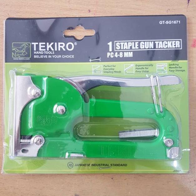 Tekiro Staples Gun Tacker hekter tembak 4-8mm