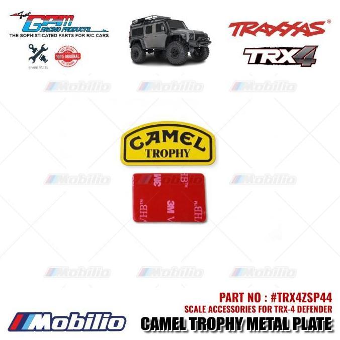 GPM Part #TRX4ZSP44 Camel Trophy Metal Plate for Traxxas TRX-4 Defender Crawler Adventure