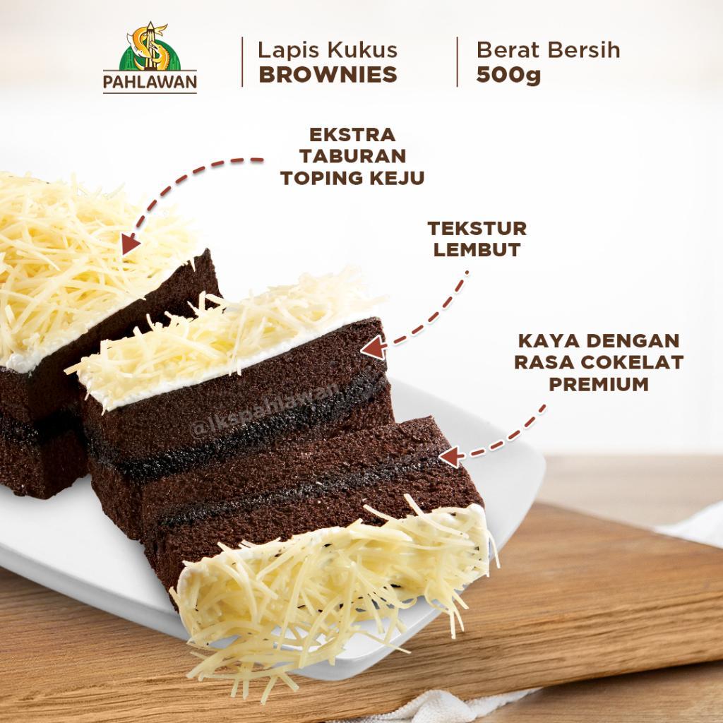 Lapis Kukus Pahlawan Brownies Reguler Pack - Oleh-Oleh Khas Surabaya