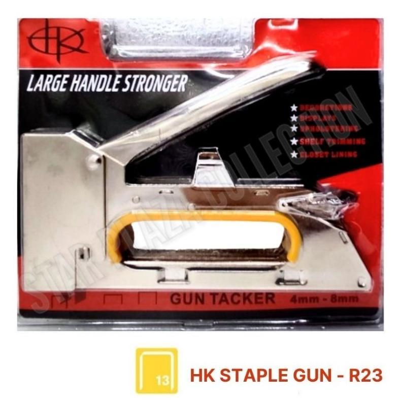 RAPIDE HK Staple Stapler Gun Tacker R23 - Alat Staples Hekter Gun Tembak Manual Murah (untuk Pengerj