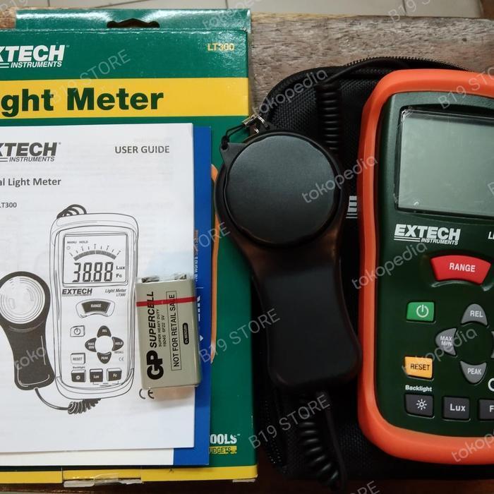 Light Meter / Lux Meter / Intensitas Cahaya : Lt300 Extech Original Dan Terpercaya