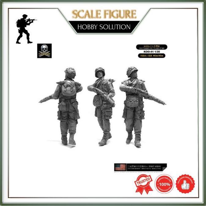 1/35 Resin Figure WW2 U.S Soldier KOO-41