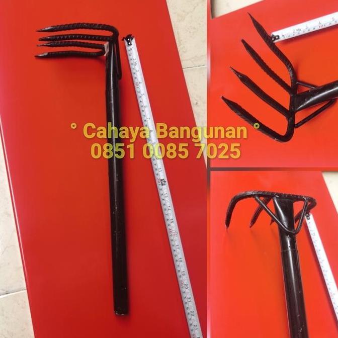 Garpu Cangkrang Garukan Serokan Selokan Taman Kebun Got Sampah Tebal