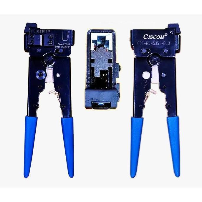 CISCOM Crimping Tool RJ45 Tang CCT-RJ45USI-BLU ( Model AMP Commscope )