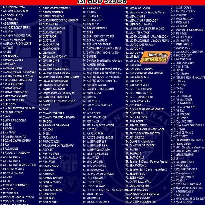 Berkahshopss - Hdd Ps2 16Gb - Hardisk Eksternal Ps2 - Support Semua Ps2 Full Game