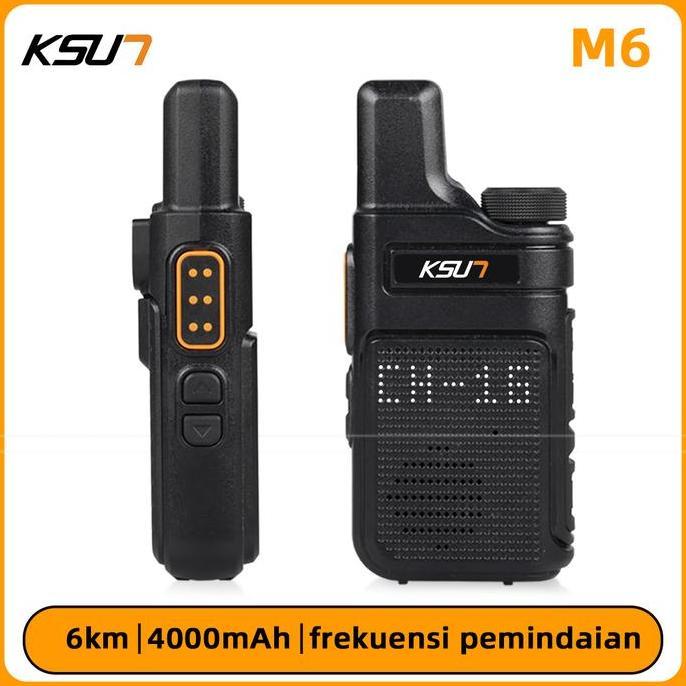 Bidahngabidah - Ksun X-Tfsi Walke Talkie M6 Pasangan Ht Jarak Jauh 5Km Mini Handy Talky