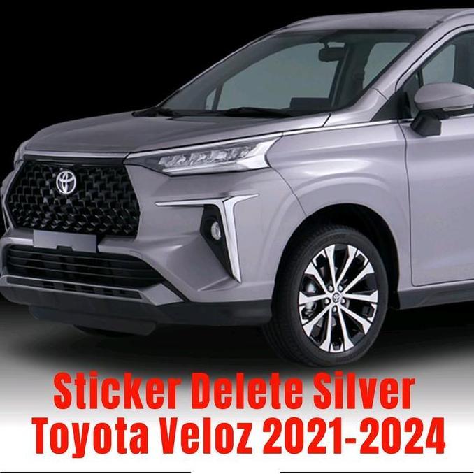 sticker delete silver velg toyota avanza veloz 2021-2024 mobil pro ASLI