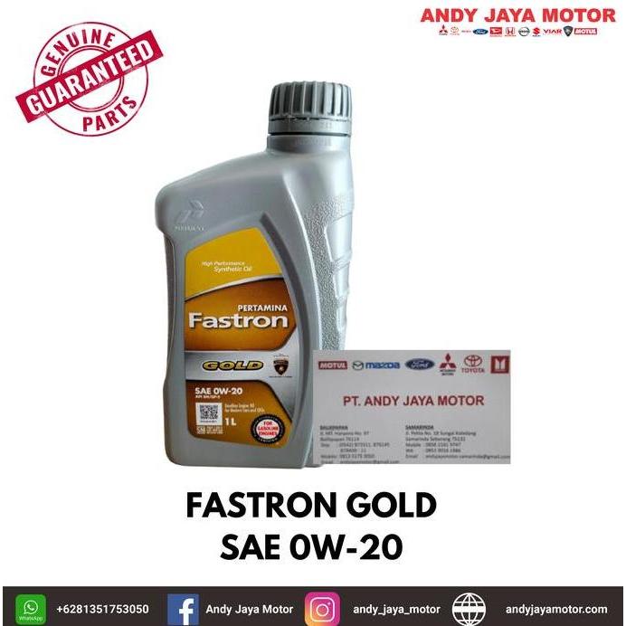 cusss order] FASTRON GOLD SAE 0W-20