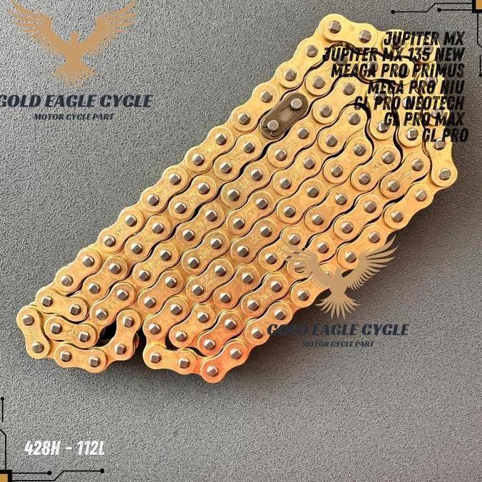 OTANSHOPSIMA - RANTAI RANTE RODA MOTOR 428H-112L JUPITER MX JUPITER MX NEW 135 MEGA PRO PRIMUS MEGA 