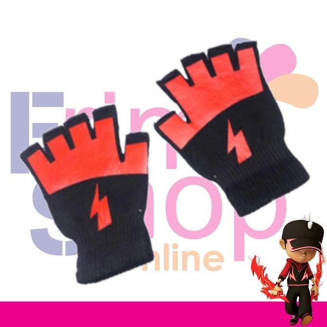 ASLI SARUNG TANGAN KOSTUM ANAK BOBOIBOY HALILINTAR READY STOCK