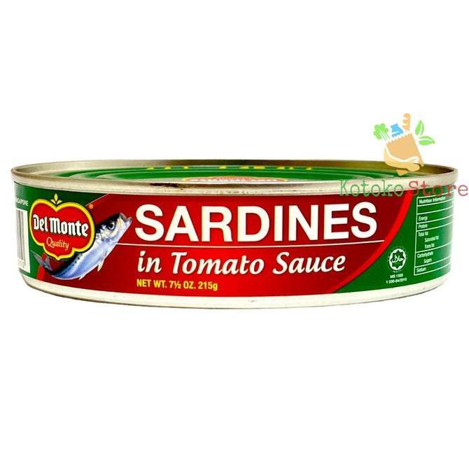 Ready  Sarden Delmonte / Delmonte Sarden Kaleng / Sarden Kaleng 215gr