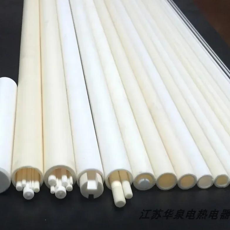 Al2O3 Alumina Ceramic Tube Hollow High Temperature Resistant Thermocouple