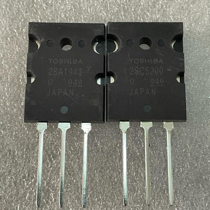 Promo Transistor 2SA1943 2SC5200 / A1943 C5200 SUPER untuk Power BuildUp Diskon