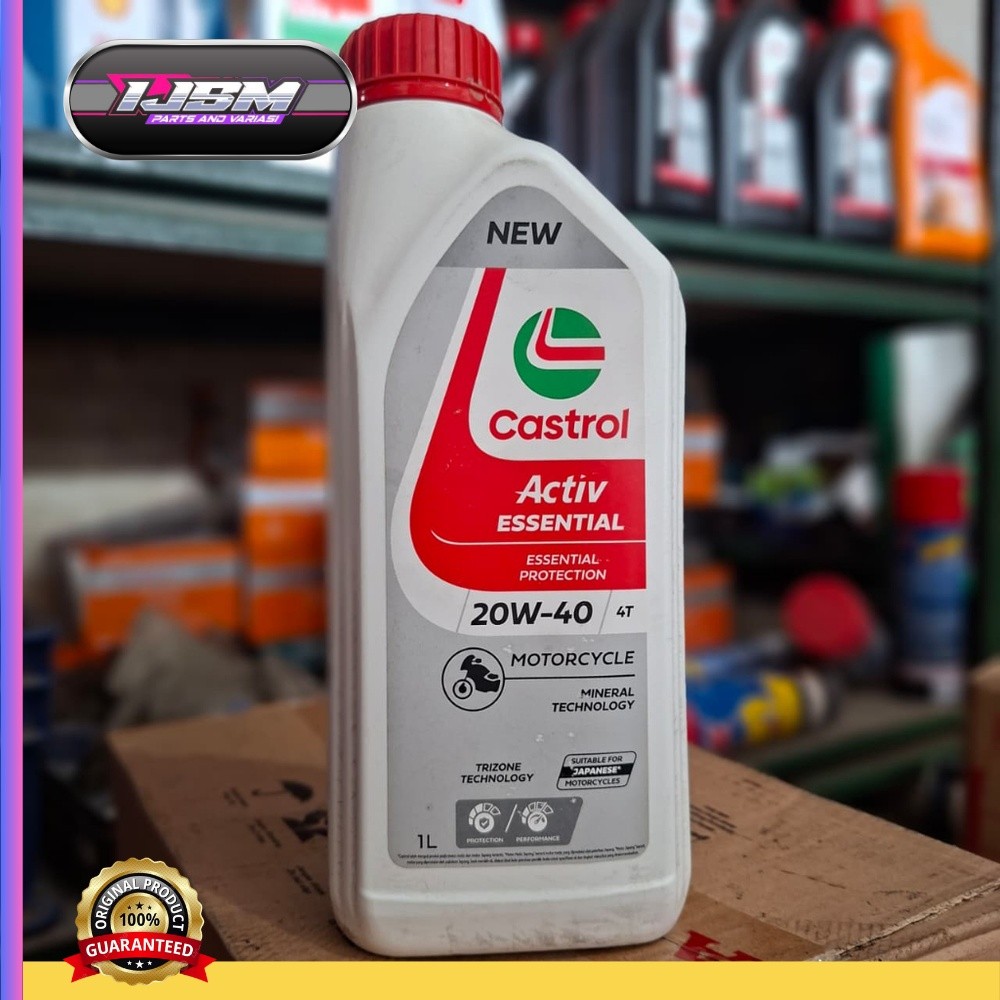 Castrol Activ Essential 20W-40 4T Original 100%