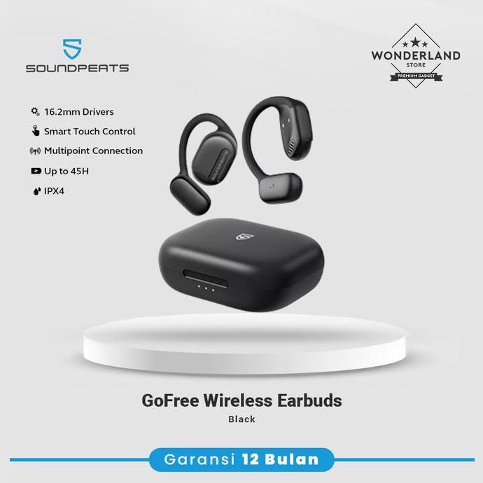 Promo SoundPEATS GoFree Go Free True Wireless Open Ear Extreme Comfort Sport Diskon
