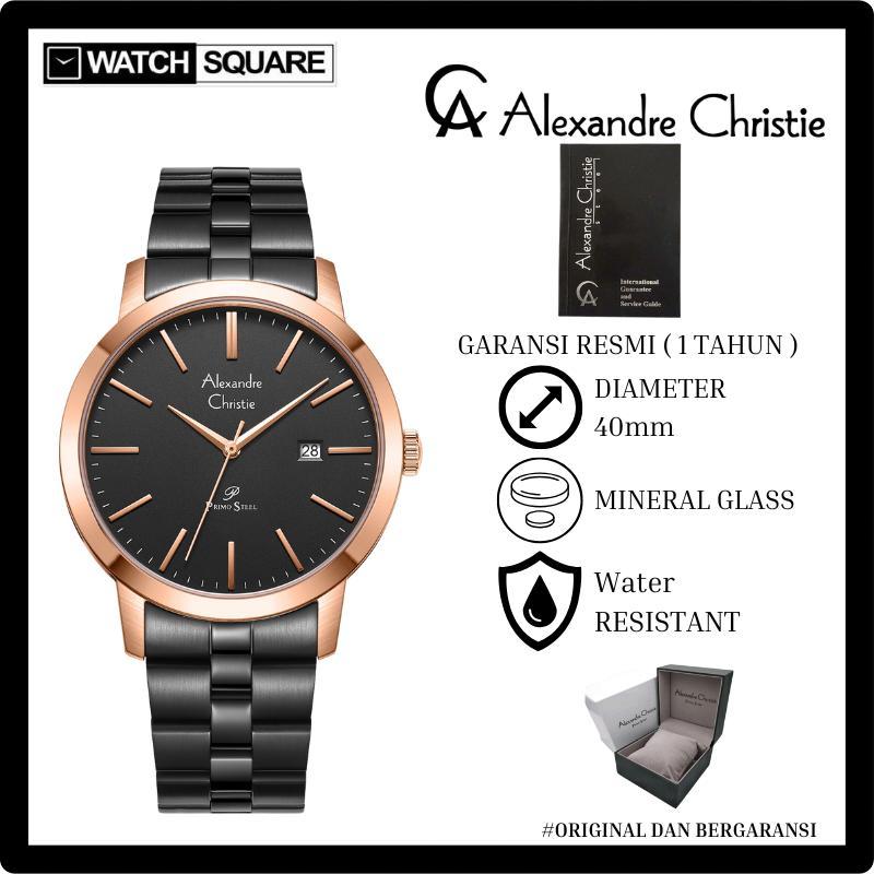 Jam Tangan Pria Alexandre Christie Ac-1007 Rantai Primo