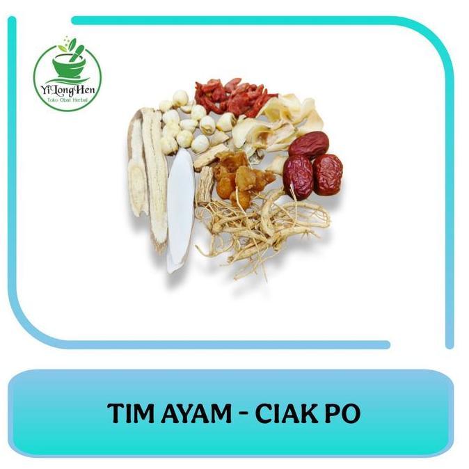 Tim Ayam Obat Herbal Chinese Komplit Rempah Masak Ayam Stamina Ciakpo