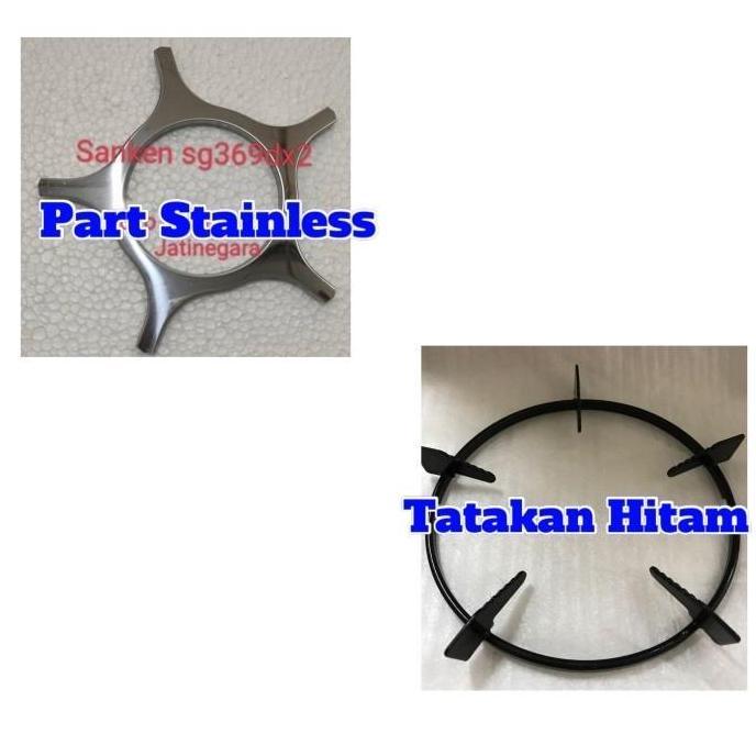 HARGA DISC - Tatakan Tungku Kaki 5 Tatakan Stainless Sanken Kompor SG369DX2 SG 369