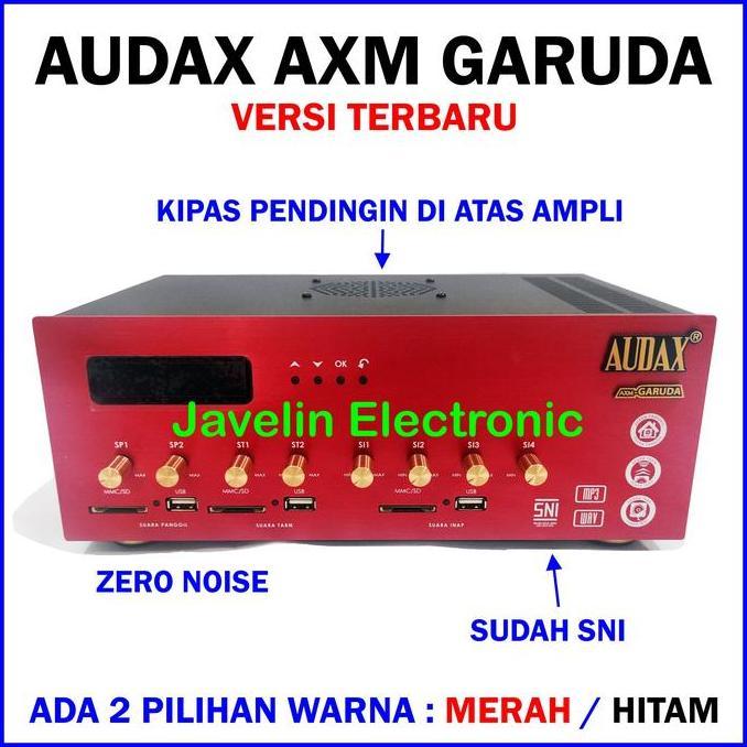 Promo Ampli Walet Audax AXM Garuda Amplifier 3 Player + Timer + Charger Diskon