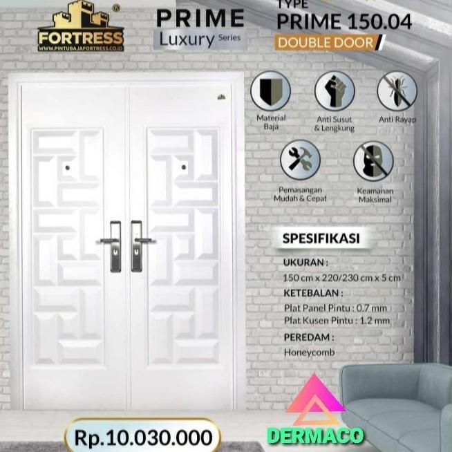 FORTRESS PRIME 150.04 PUTIH / PINTU UTAMA / PINTU BAJA FORTRESS 150 CM