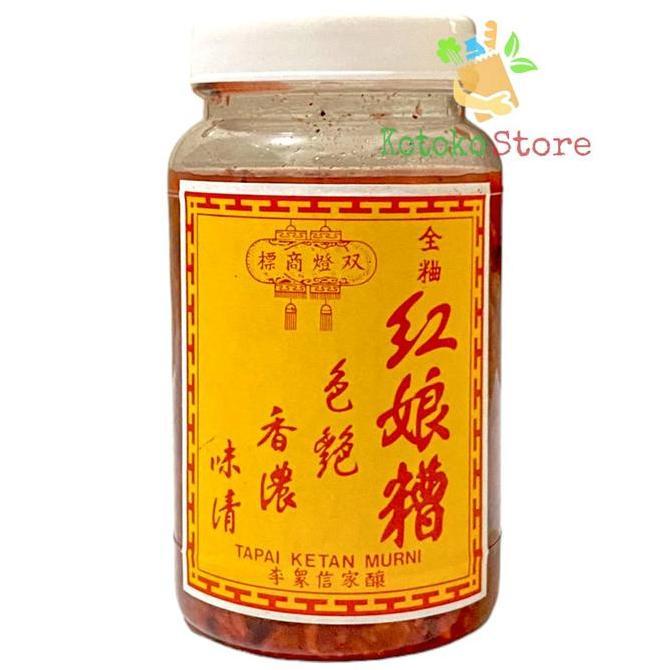 Tapai Ketan Murni / Tape Ketan Merah Cap Lampion / Angcau 350ml murah