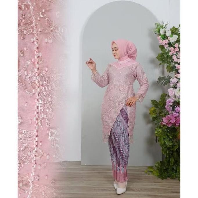 Setelan Kebaya Tunik Jumbo Sintia - Pakaian Wanita Kebaya Modern - Outfit Kekinian dengan Model Terb